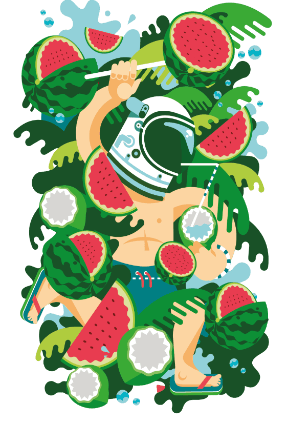 Coconaut illustration